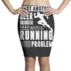 beer drinker with a running problem Pencil Skirts