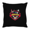 monsters Throw Pillow