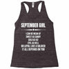 Super September Girl Racerback Tank