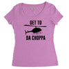 get to da choppa Women's Triblend Scoop T-shirt
