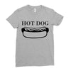 hot dog Ladies Fitted T-Shirt