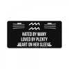 Aquarius Woman License Plate