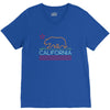neon sign california V-Neck Tee