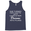 dreams into plans journal Tank Top