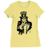 uncle sam Ladies Fitted T-Shirt