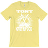 guitar god t shirt personalised guitarists T-Shirt