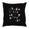 alphabeasts Throw Pillow