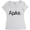 apike Women's Triblend Scoop T-shirt