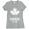 Canada Est 1867 Ladies Fitted T-Shirt