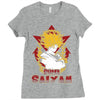 Super Saiyan Goku DBZ Ladies Fitted T-Shirt