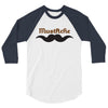 mustache (2) 3/4 Sleeve Shirt