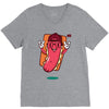 cool hotdog V-Neck Tee