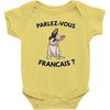 high end french bulldog Baby Bodysuit