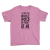 official t shirt red sleeping with sirens whole world lyrics all sizes Youth Tee