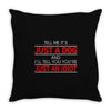 its not just a dog youre just an idiot Throw Pillow