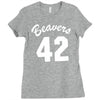 beavers 42 Ladies Fitted T-Shirt