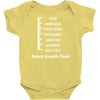 beard level Baby Onesie