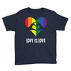 Love is Love Heart Youth Tee