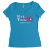 nye tyson '16 science rules Women's Triblend Scoop T-shirt