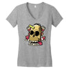 insert brain here Women's V-Neck T-Shirt