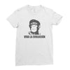 viva la evolucion Ladies Fitted T-Shirt