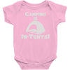 camping is intents Baby Onesie