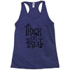 trick or treat halloween Racerback Tank