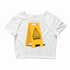 caution bananas Crop Top