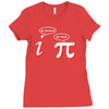 be rational get real t shirt funny math tee pi nerd nerdy geek shirt h Ladies Fitted T-Shirt
