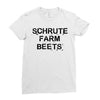 schrute farm beets Ladies Fitted T-Shirt