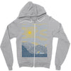surf line Zipper Hoodie