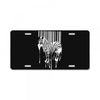 banksy street art zebra bar code License Plate