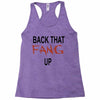back that fang up Racerback Tank