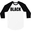 black 3/4 Sleeve Shirt