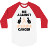 Me Against Uterine Cancer 3/4 Sleeve Shirt