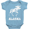 Alaska Deer Rudolph Baby Onesie