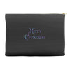 merry christmas colorful glitter Accessory Pouches