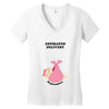Estimated Delivery September Baby Girl Women's V-Neck T-Shirt