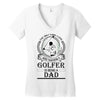 Golfer Dad Women's V-Neck T-Shirt