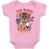 five nights at freddy's Baby Bodysuit