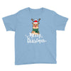 merry cristmas reindeer Youth Tee