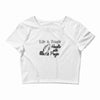 life is fragile Crop Top