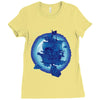 pirate owls Ladies Fitted T-Shirt