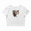 fluffy lil guardian Crop Top