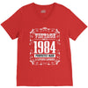 vintage made in 1984 perfectly aged a living legend V-Neck Tee
