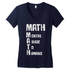 math mental abuse to humans Women's V-Neck T-Shirt