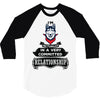 I Am Siberian Husky Actually In A Very Commited Relationship 3/4 Sleeve Shirt
