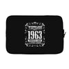 vintage made in 1963 perfectly aged a living legend Laptop sleeve