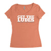 get the ludes! Women's Triblend Scoop T-shirt