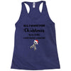 all i want for christmas is a cure carcinoid cancer Racerback Tank